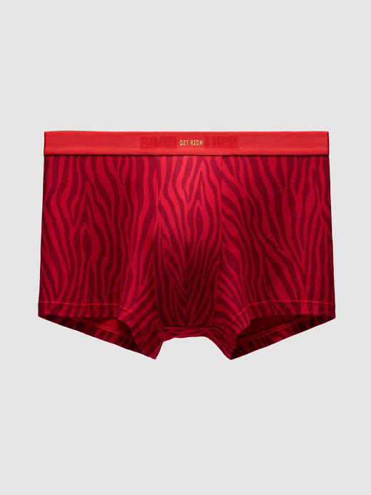 安踏好事发生丨运动内裤男跑步平角裤柔软亲肤透气四角裤红色底裤192618974 商品图0