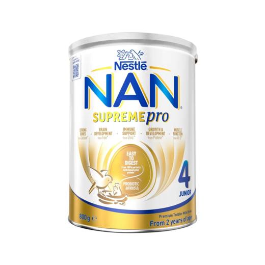 【不含税价跨境】【新版】澳洲雀巢超级能恩半水解4段配方婴儿奶粉升级版800g（超过6罐分开下单） 商品图1