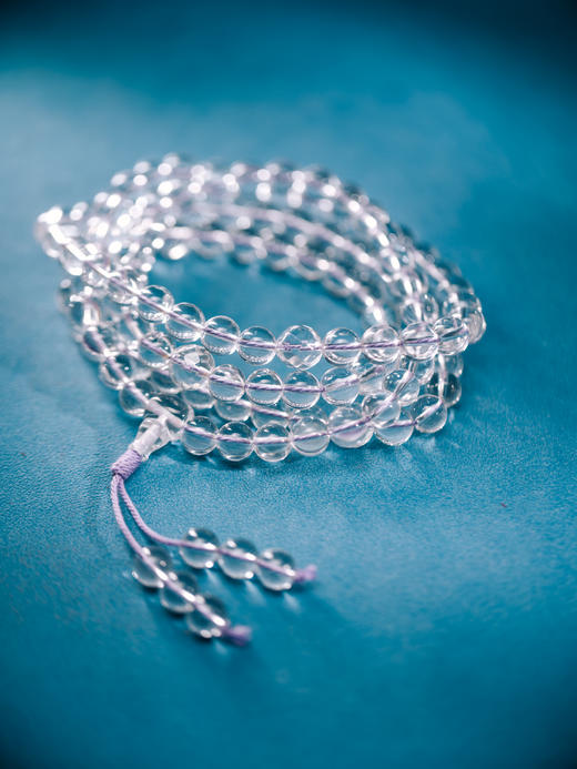 迷罗元和堂 白水晶108颗素串-圆珠 珠径1.0【器悟雅玩】 商品图3