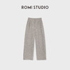 ROMI STUDIO“简约利落”100%羊毛舒适阔腿高腰毛呢长裤RWCAXU6878 商品缩略图0