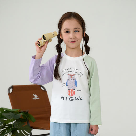 【10A抗菌】棉花堂大弹力尽兴小奶童装长袖T恤- FA61027 商品图9