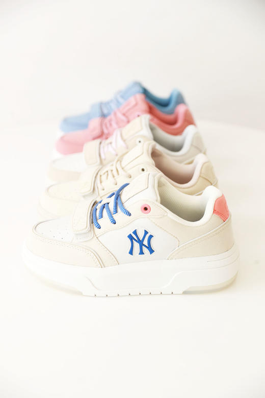 学院风老爹鞋，厚底增高设计。复古情侣魔术贴撞色学长鞋E010858 商品图4