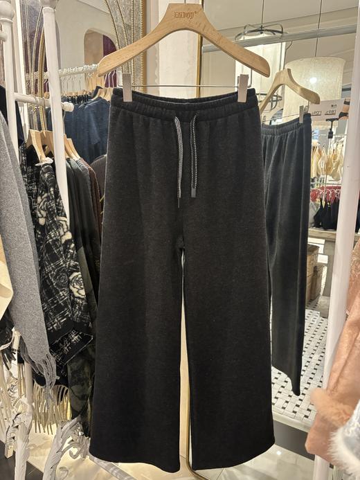 【门店同款】ENJOY冬季云雾绒加厚抽绳阔腿裤 168343162 商品图1