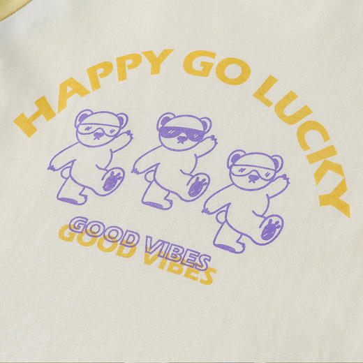 【10A抗菌纯棉】棉花堂三只小熊假两件长袖童装T恤 -FA61025 商品图9