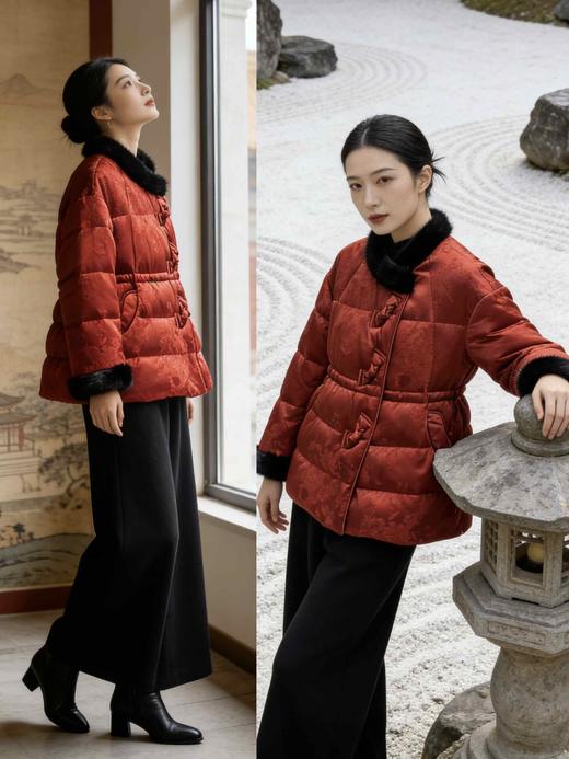 543379新中式国风鹅绒服 商品图0