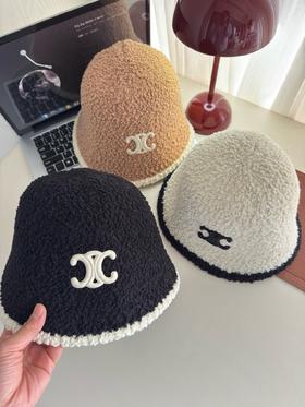 软糯拼色渔夫帽