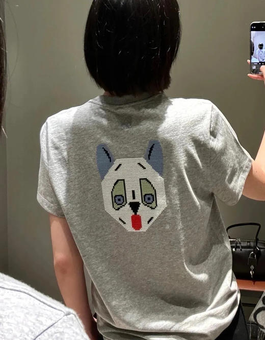 【sm1】26联名款！情侣时尚休闲熊猫刺绣潮流宽短袖T恤！！ 商品图0