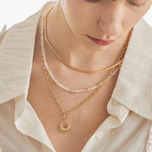 【Lagomist】早餐系列 | 串珠项链金贝果吊坠套装 商品图9