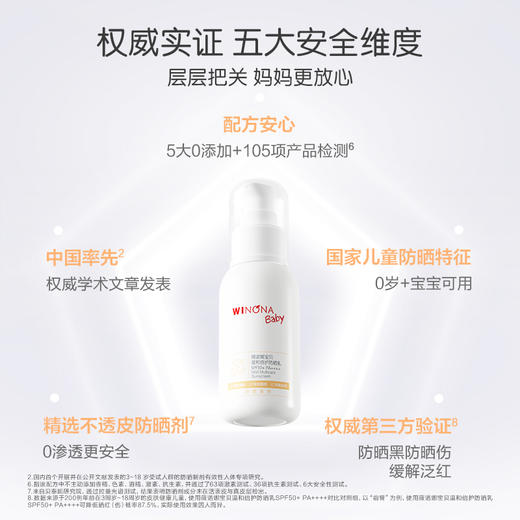 【云优选】薇诺娜宝贝防晒乳50ml*（使用后不支持退货，介意慎拍） 商品图1