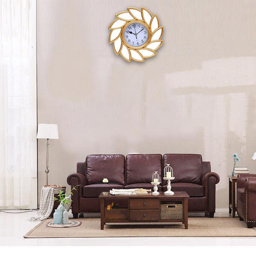 法式复古挂钟 家居装饰挂钟 25*25cm 商品图3