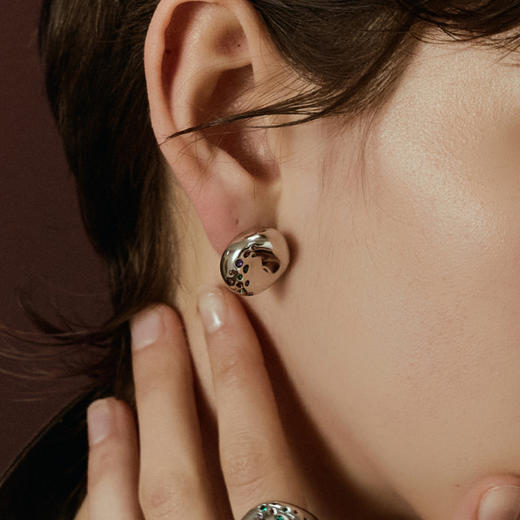 【LAGOMIST】早餐系列 | 金/银砂糖贝果耳钉 商品图8