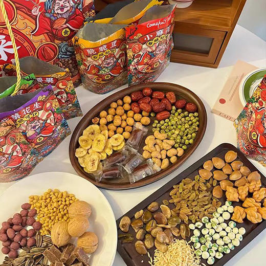 【甄选好坚果❗️精致礼盒装】刻凡食来运转坚果礼盒新年混合坚果国潮礼盒装年货节日送礼。jc 商品图1