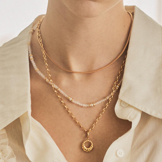 【Lagomist】早餐系列 | 金闪闪项链 商品图1