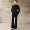 IWY/高级感黑色羊毛西装套装收腰职业装通勤气质商务正装两件套WCP376 商品缩略图3