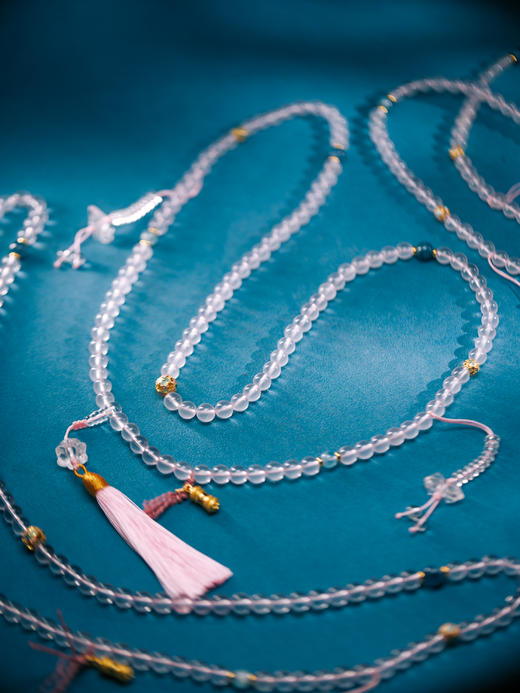 迷罗元和堂 粉水晶多圈带计数器 珠径0.8 【器悟雅玩】 商品图4