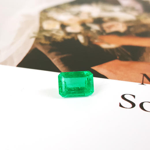 【天然正品】天然收藏级微油哥伦比亚木佐绿1.28克拉祖母绿裸石291225NJS11 商品图5