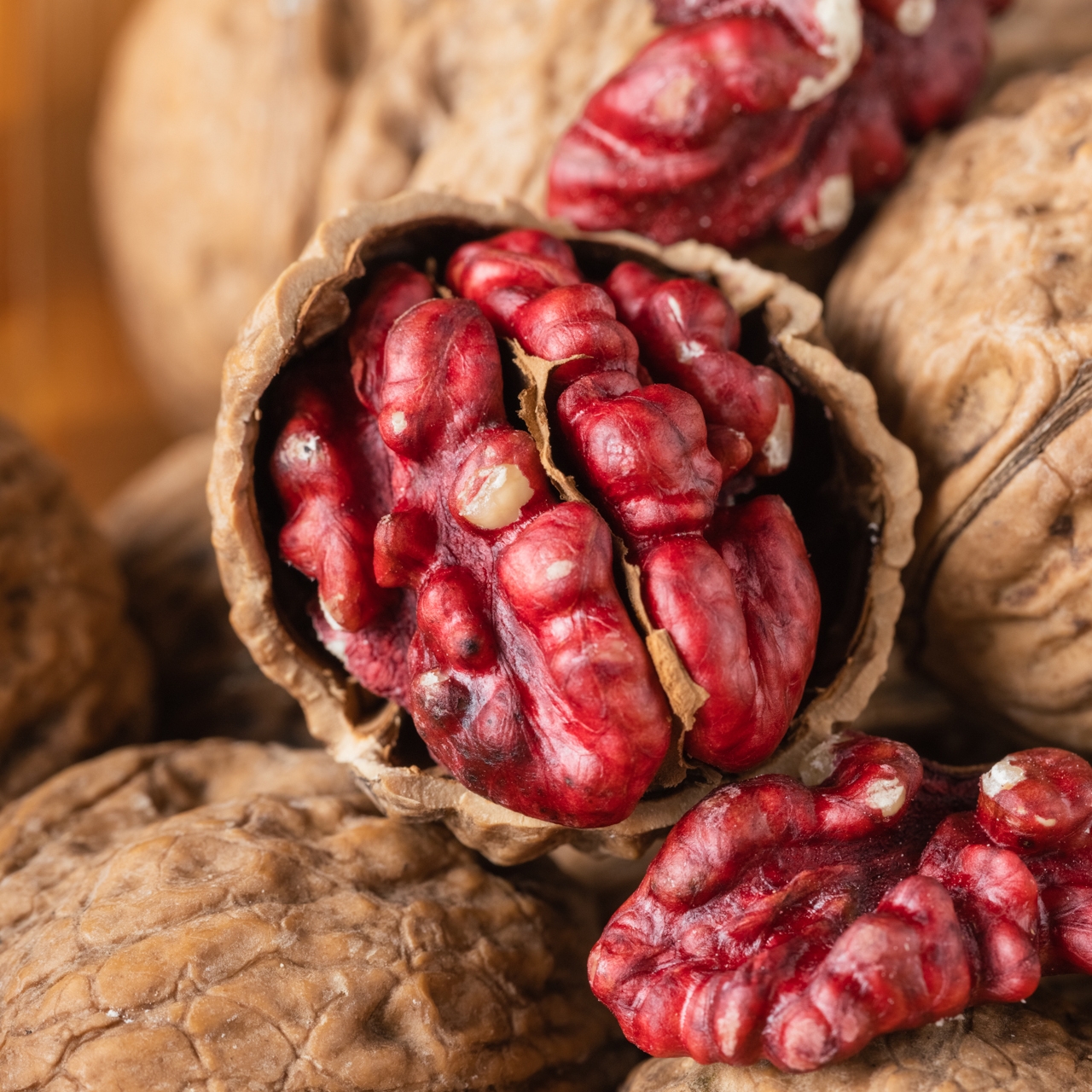 红衣核桃|稀缺品种，仁满肉脆脂香足，比普通核桃营养高太多了