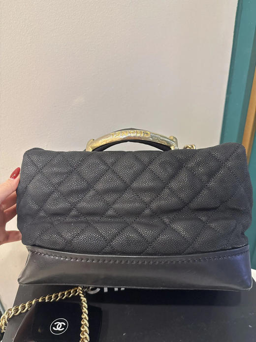 Chanel 孟买系列 金标手柄 雾面磨砂 牛皮 大号 斜挎包 商品图1