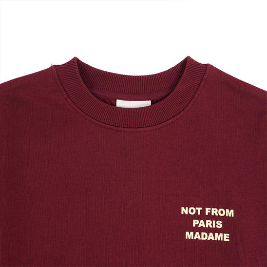 Drole De Monsieur Le Sweatshirt Slogan 经典标语圆领卫衣 商品图1