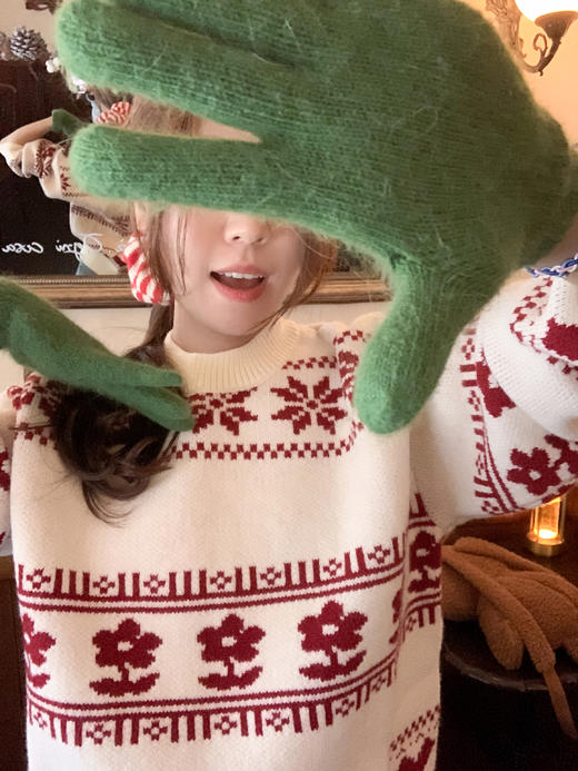 <曾小咸推荐>现货秒杀 ！微信超特价！韩系费尔岛毛衣 日常189.99 立减110 秒杀79.99！！ 商品图11