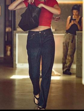 重磅渠道   bc湛蓝直筒铅笔牛仔裤   意大利berto原色牛仔裤