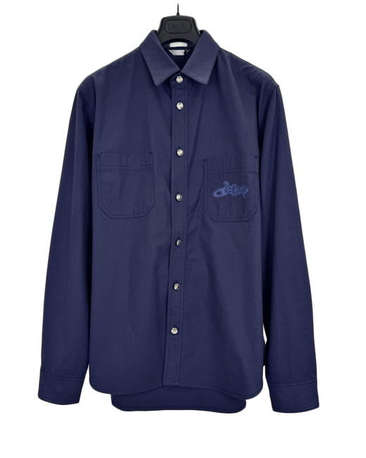 男款联名款logo刺绣衬衫la010 商品图0