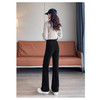 【春季新款】休闲裤欧棉绒裤子女高腰显瘦保暖裤 垂感显瘦直筒休闲长裤 商品缩略图3