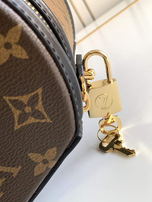 秋冬特惠💰1280 渠道级LV【全钢五金 MB163c01变码芯片】te级LV 全套包装 M43986黄花 VANITY 手袋 商品图4