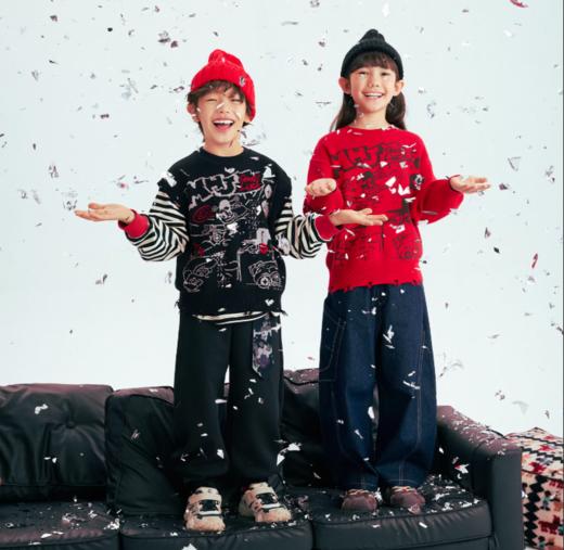 MANHOJIA【好运护身符】漫画家新中式新年云纹飘带手工盘扣灯笼裤 商品图1