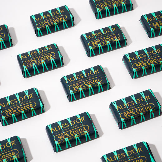 【98%黑巧克力】爱普诗98%纯可可脂黑巧克力80克丨超好吃 商品图4