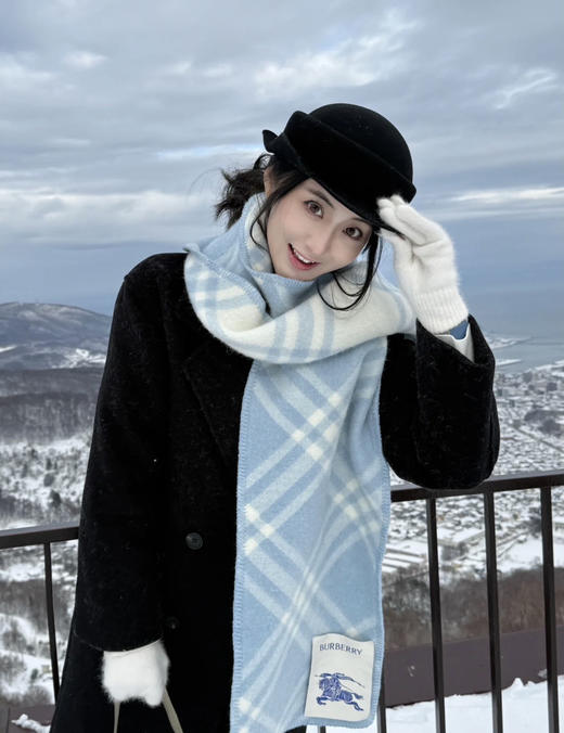 秋冬特惠💰300 巴宝莉围巾 低调的奢侈感 柔美精英高手级别的时髦感围巾 商品图0