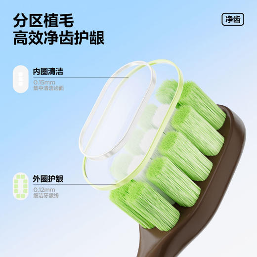 参半黑/白巧棒牙刷(单支装 )48箱规带中箱 商品图3