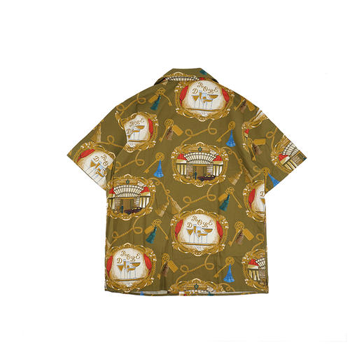 Drole De Monsieur La Chemise Grand Hotel 法式印花短袖衬衫 商品图4