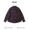 33261SDSA男士秋冬新款痞帅男装韩版简约撞色格纹格子设计长袖衬衫百搭 商品缩略图5