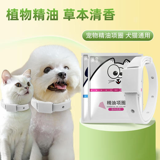 丽客宠物项圈可水洗猫咪项圈带调节扣狗狗颈圈宠物饰品结实耐用猫项圈【植物精油项圈】 商品图0