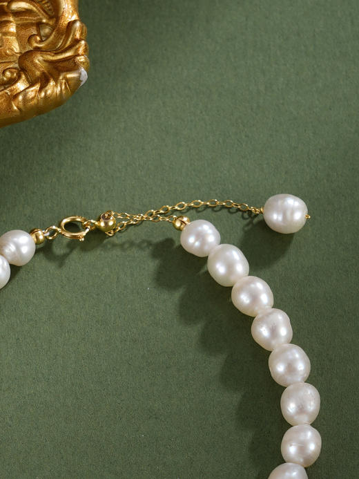 子佩集【女王魅影】银S925珍珠惜王妃手链【SGB0700001】5.5mm珠镀金2601 商品图6