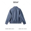 263020SDSA男士秋冬新款痞帅男装复古商务简约纯色翻领夹克外套百搭宽松 商品缩略图5