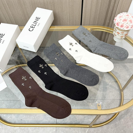 秋冬特惠💰160【一盒五双】克罗心袜子  爆款高筒袜 高版本 商品图1