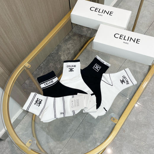 秋冬特惠💰130【一盒五双】赛琳袜子 爆款中筒袜 高版本 商品图8