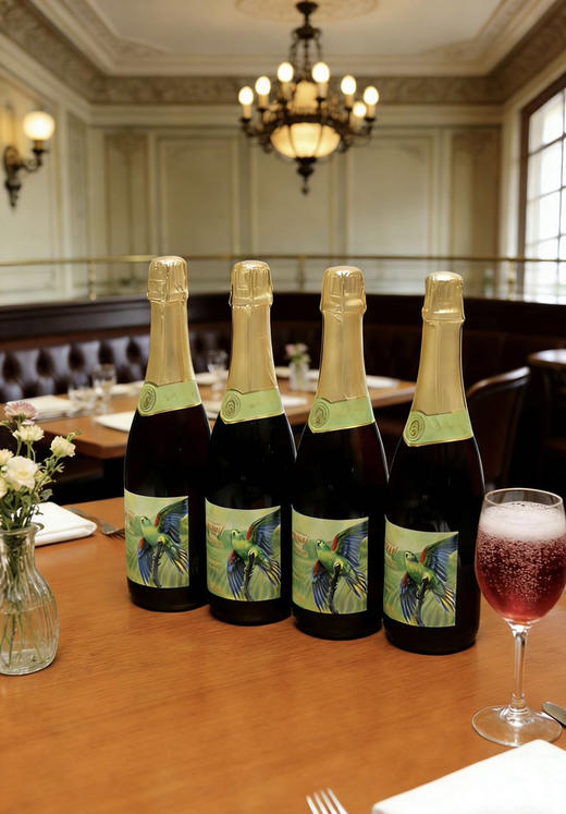 梵高联名款黄尾鹦鹉咖啡无醇起泡酒 商品图1