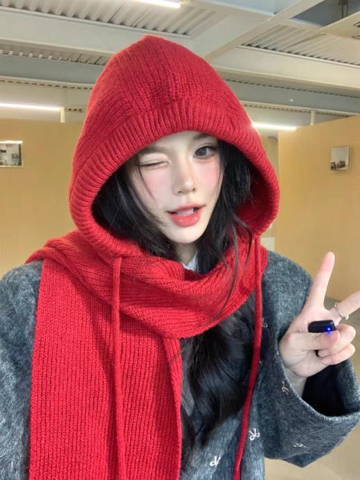 <曾小咸推荐>  韩版帽子围巾一体巴拉克拉法帽 日常88/件 活动69.99/件！！【预售款，预计3-15天发货】 商品图6