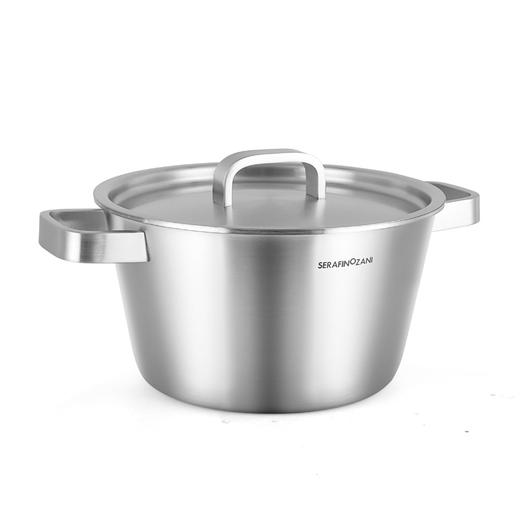 一锅在手 轻松搞定 | 意大利尚尼神户汤锅一体拉伸成型18/10优质不锈钢不挑炉具（20cm/24cm口径）） 商品图2