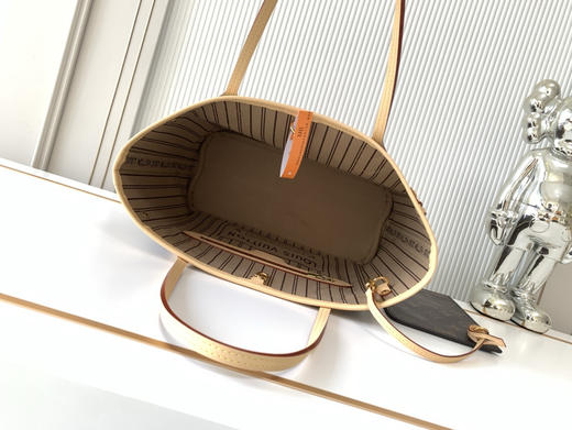 秋冬特惠💰1190 渠道级LV【全钢五金 MB163c01变码芯片】te级LV 全套包装 M46979老花杏内里 NEVERFULL 小号手袋 Neverfull 小号手提包 商品图6