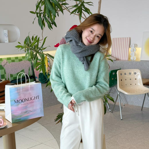 2601115    ch** 26春 “马卡龙”圆领针织衫 商品图12