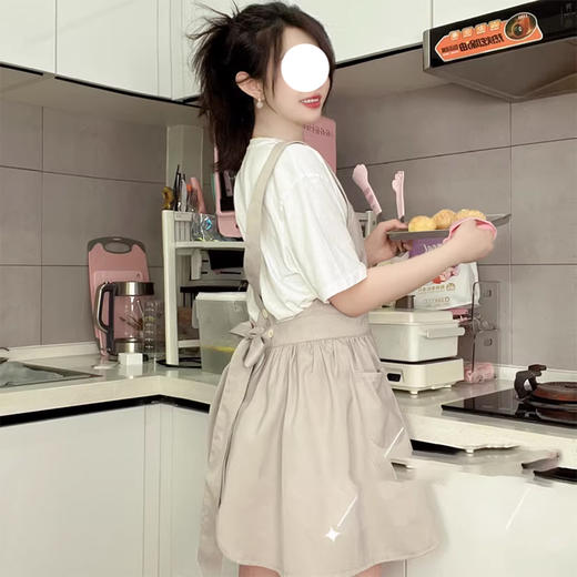 裁缝学苑AQ590围裙纸样女装新款蝴蝶结工作服漂亮可爱罩衣样板图纸 商品图1