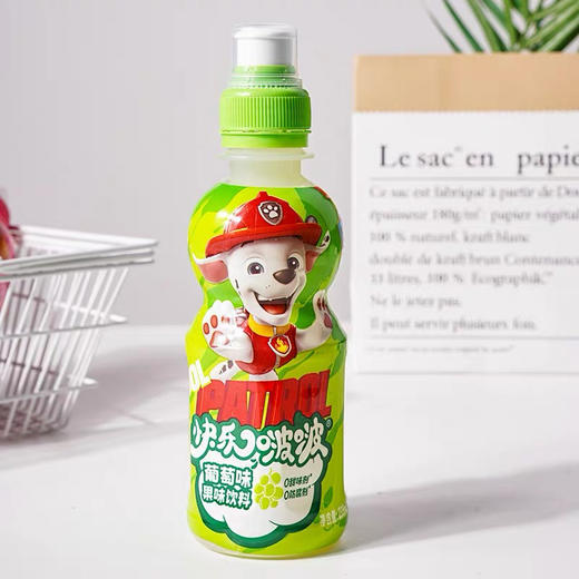 快乐啵啵葡萄果味饮料235ml 商品图3