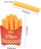 【12个】亚马逊 创意薯条造型 食品夹 厨房装饰 可作为袋子夹 用于防潮和保鲜 商品缩略图1