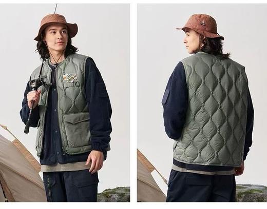 NAUTICA 白帆羽绒日系钓鱼马甲背心 特惠 NT-2717 商品图2