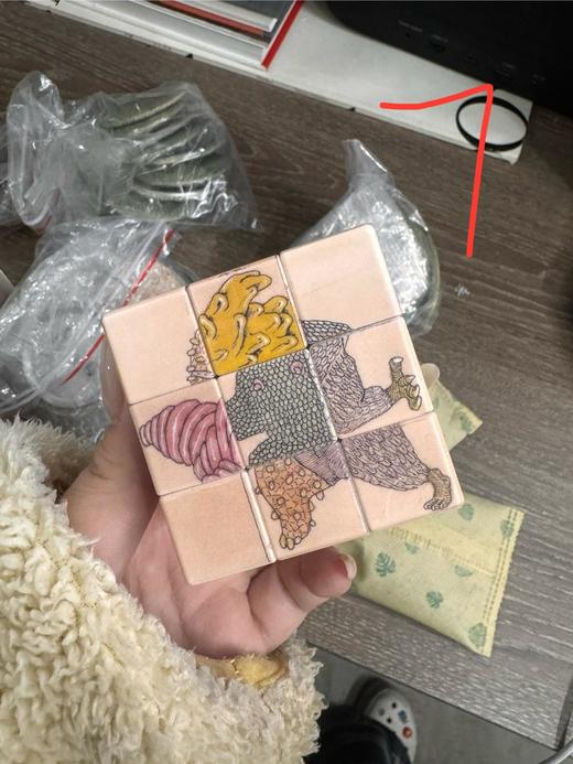 锦江丨蔡星光丨魔方吊坠 社畜六怪系列 商品图0