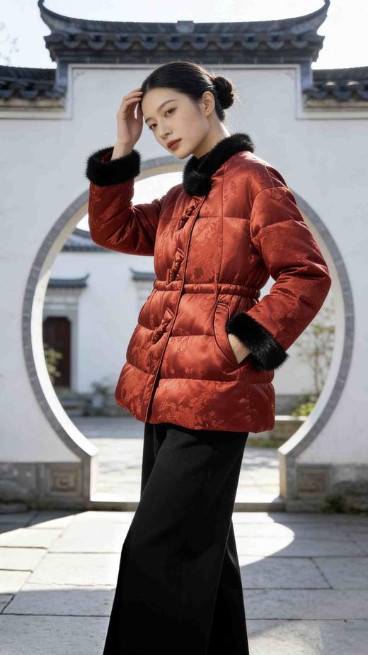 543379新中式国风鹅绒服 商品图1